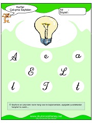 L Sesi Çalışma Sayfaları